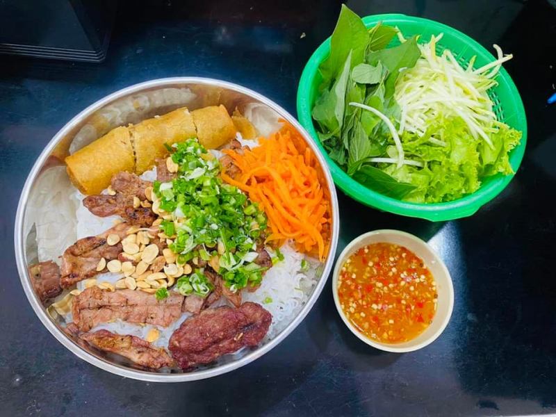 Bún thịt nướng Kiều Bảo