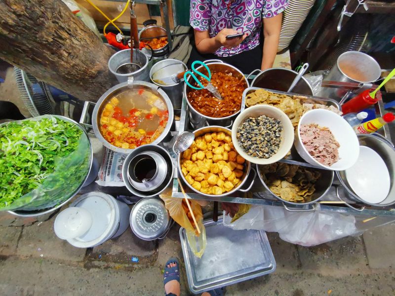 Bún ziu gánh - cô Yến