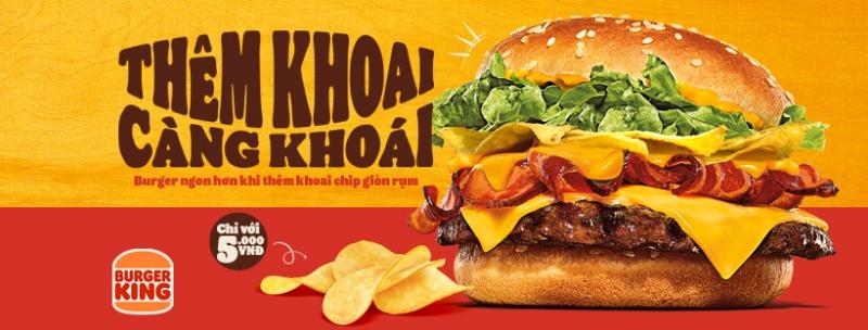 Dù sự xuất hiện của McDonal có gây sức ép khổng lồ lên mình nhưng Burger King vẫn rất bình tĩnh để bám trụ lại trên chiếc bánh thị phần Việt Nam