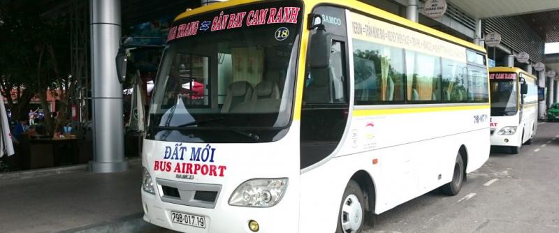 Bus Đất Mới - xe Bus đưa đón sân bay Cam Ranh