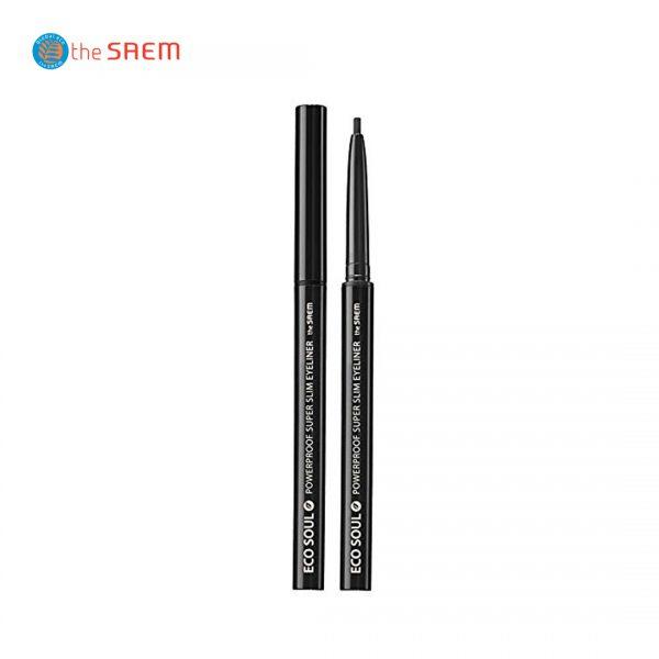 Bút kẻ mắt chống nước the SAEM Eco Soul Powerproof Super Slim Eyeliner