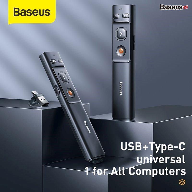 Bút Laser trình chiếu Baseus Orange Dot Wireless Presenter