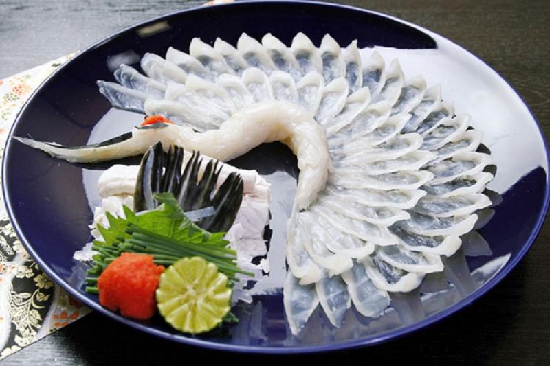 Cá nóc được sử dụng làm thức ăn phổ biến ở Nhật Bản