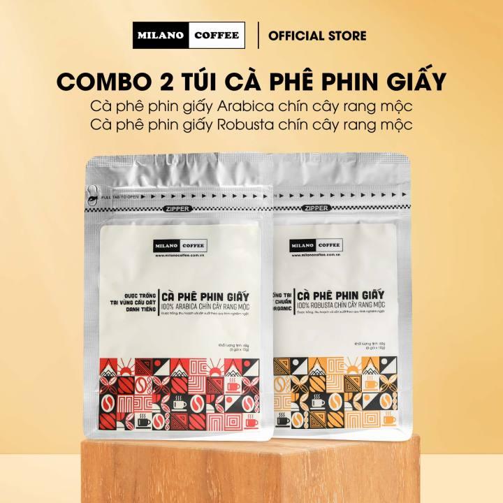 Cà phê phin giấy Milano Coffee