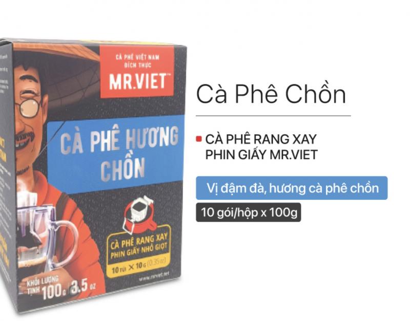 Cà phê phin giấy MR.VIET Coffee