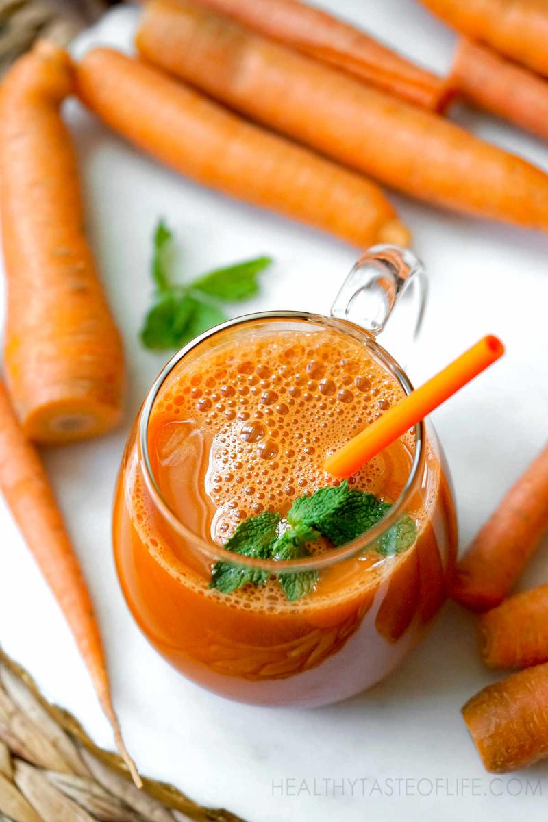 Cà rốt chứa vitamin C tốt cho da