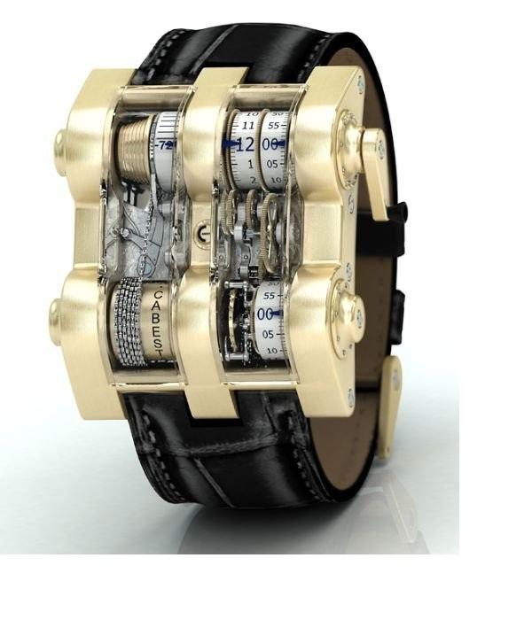 Cabestan Winch Tourbillon có hình dáng như một cuộn dây cáp