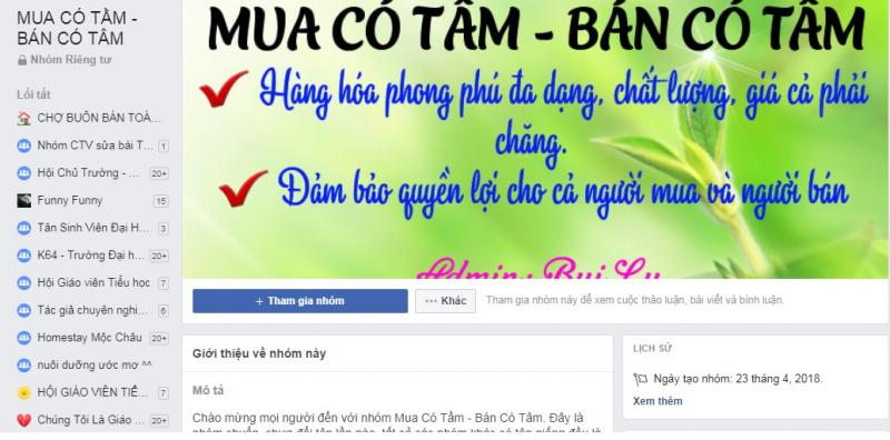 Nhóm mua bán có tầm - có tâm