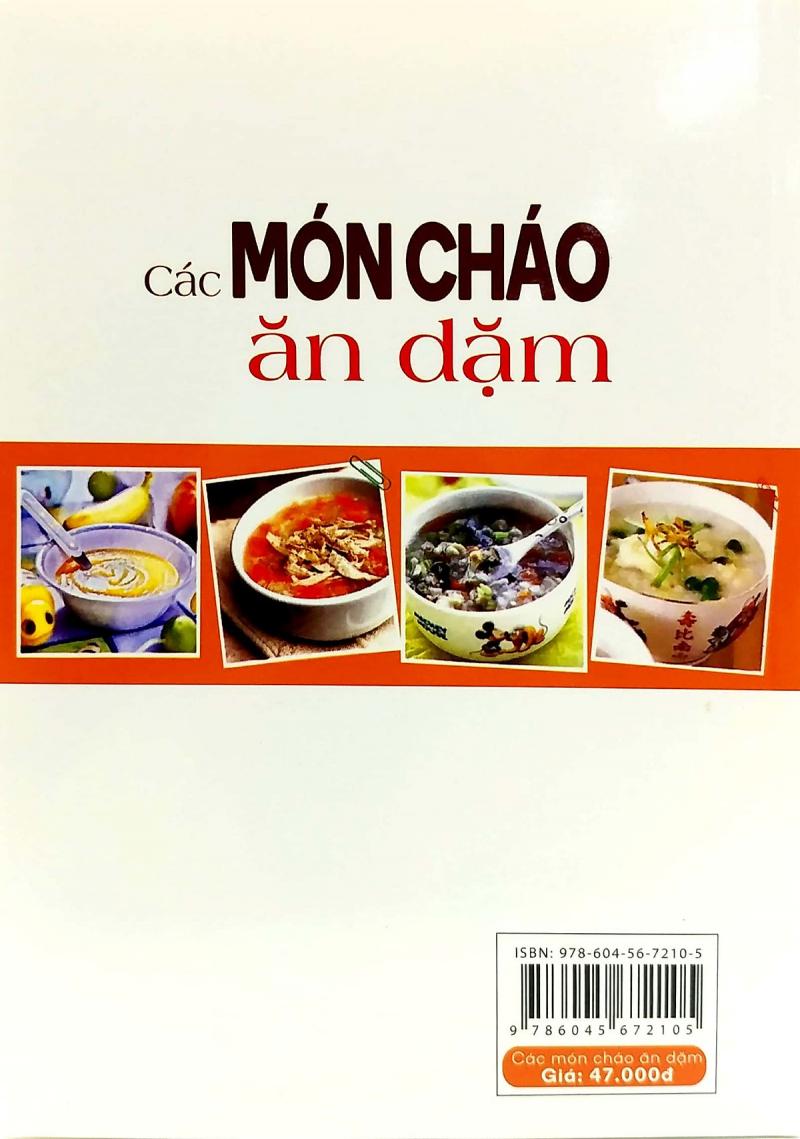 Các món cháo ăn dặm