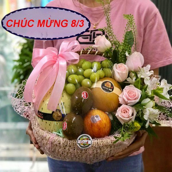 Cách làm giỏ trái cây chúc mừng ngày 8/3