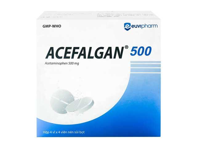 Cách sử dụng Acefalgan