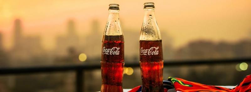 Nhãn hiệu Coca Cla.