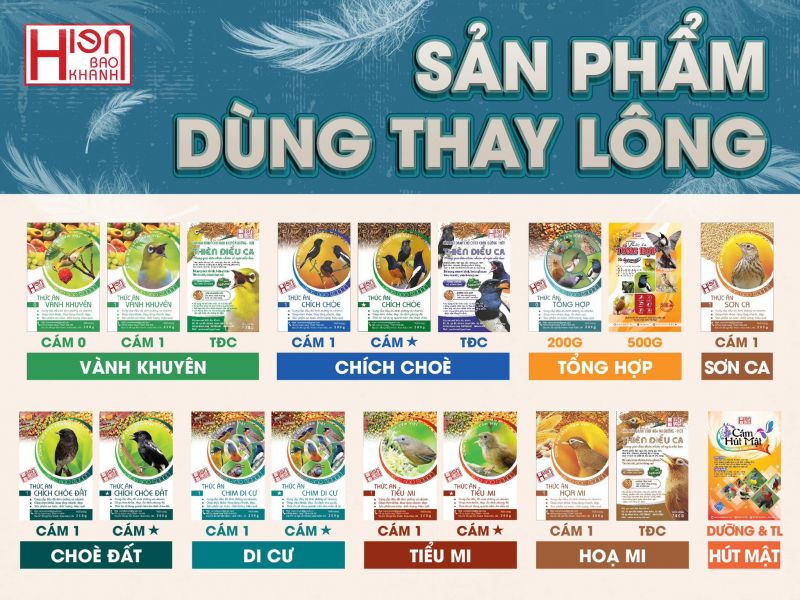 Cám chim Hiển Bảo Khánh