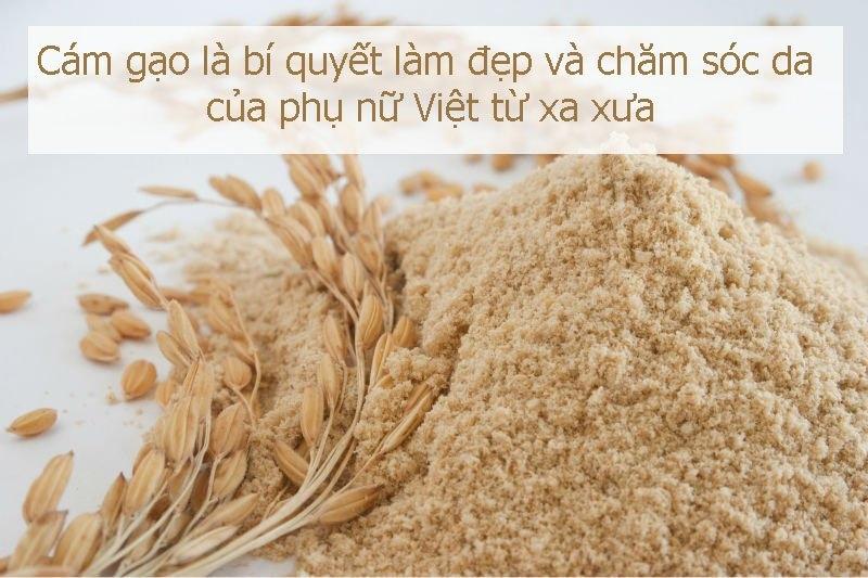 Cám gạo từ xưa đã được chị em phụ nữ dùng để làm đẹp