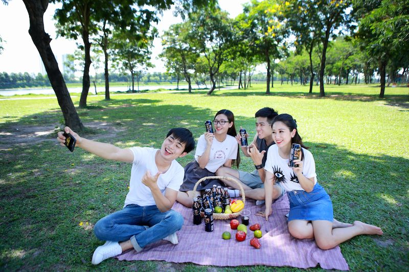 picnic nho nhỏ  tại công viên