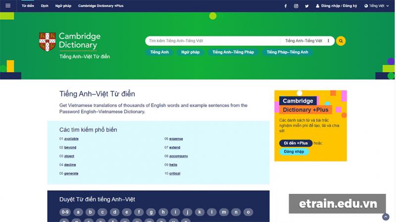 download cambridge dictionary full vn-zoom ta