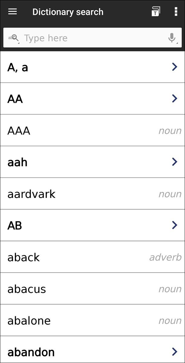 Cambridge English Dictionary