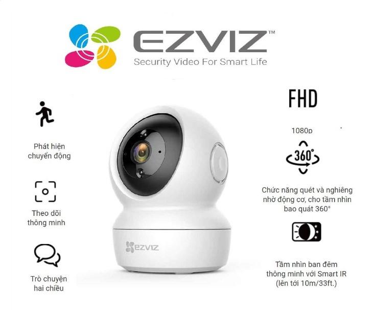 Camera WiFi Ezviz C6N 1080p 2MP