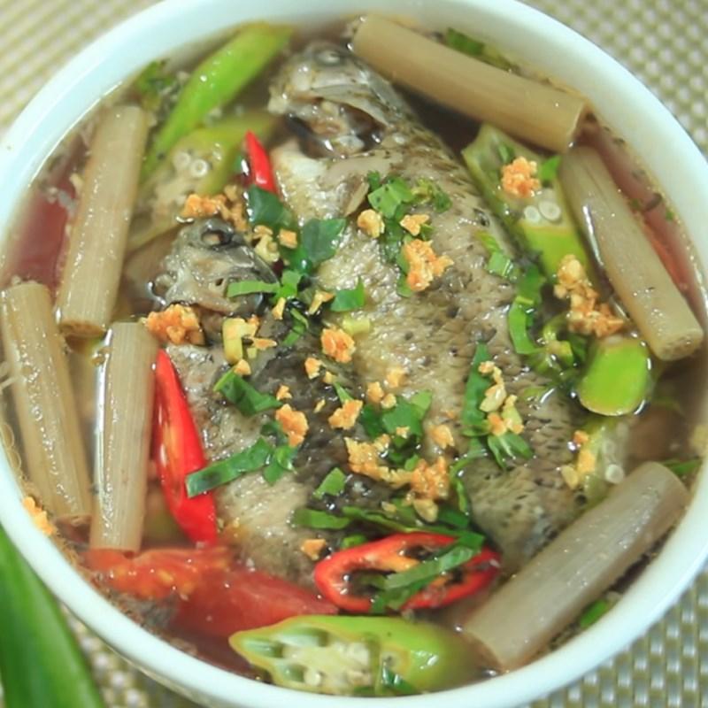 Canh chua cá rô đồng