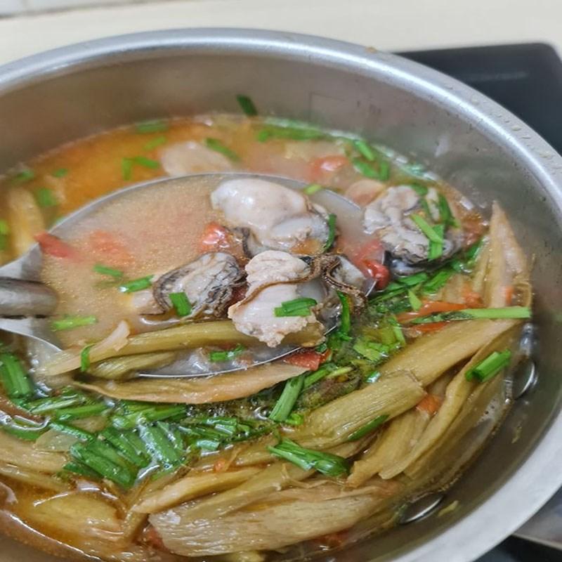 Canh hàu dọc mùng