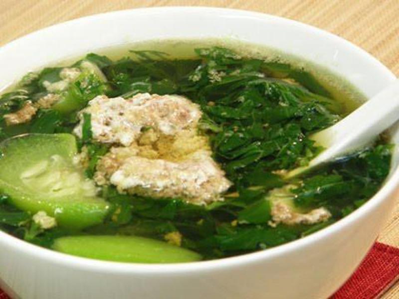 Canh rau đay nấu riêu tôm