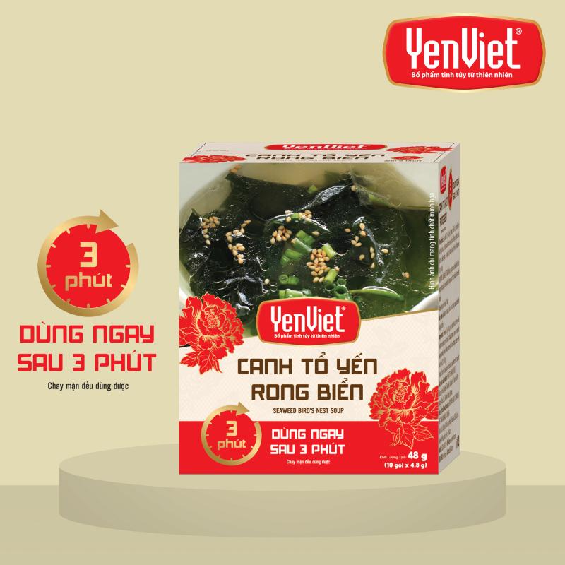 Canh tổ yến rong biển sấy thăng hoa Yến Việt