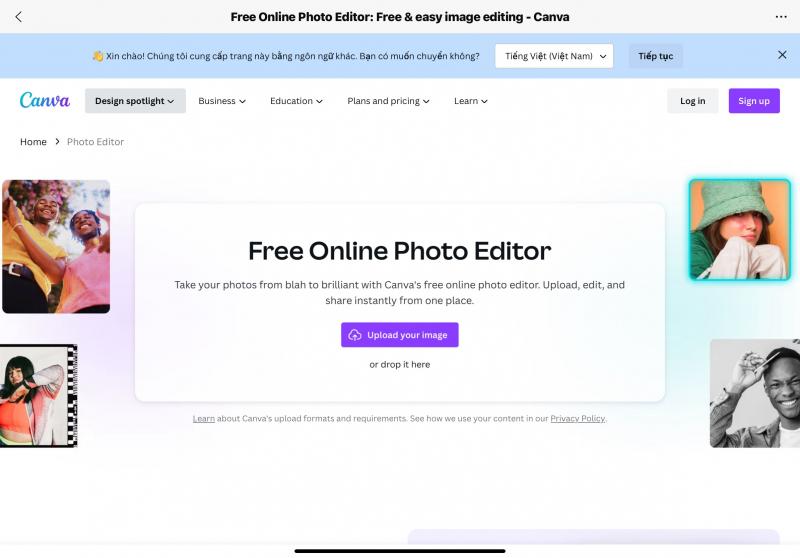 Canva Photo Editor