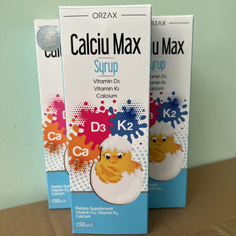 Canxi hữu cơ Orzax Calciu Max Syrup - bổ sung Canxi cho trẻ trên 6 tháng tuổi