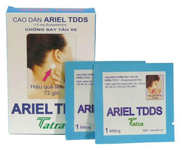 Cao dán chống say tàu xe Ariel TDDS