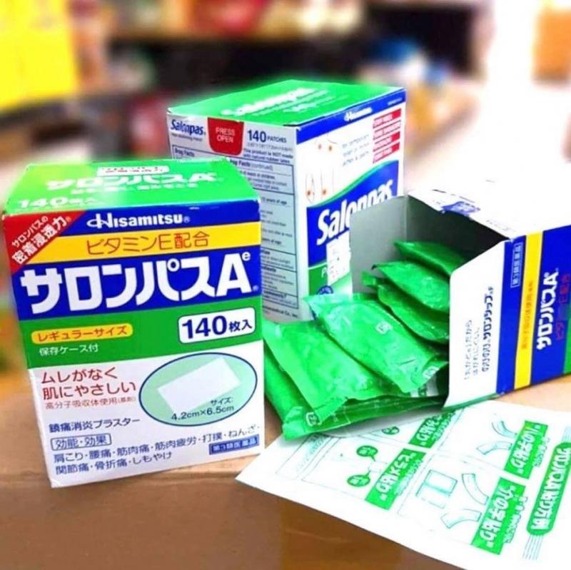 Cao dán giảm đau xương khớp Salonpas Hisamitsu