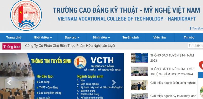 Cao đẳng nghề Kỹ thuật – Mỹ nghệ Việt Nam