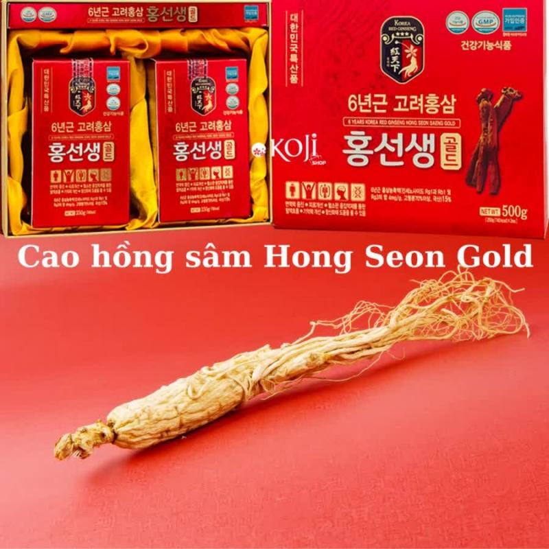 Cao hồng sâm Korean Red Ginseng Cô Đặc Hong Seon Saeng Gold