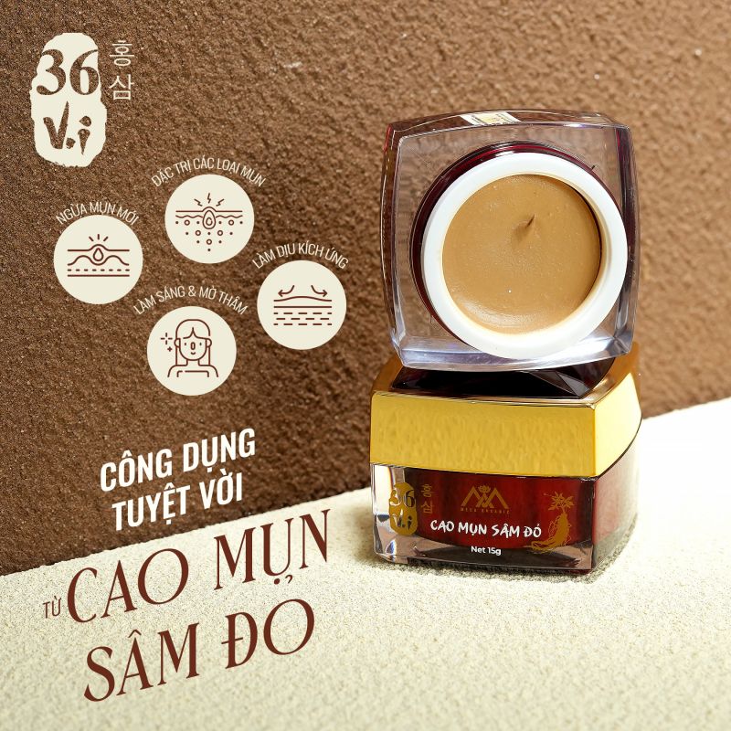 Cao mụn sâm đỏ Meeaorganic