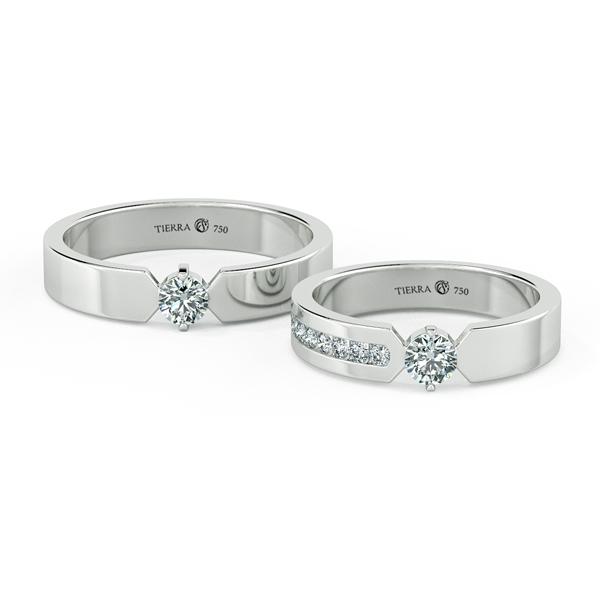 Cặp nhẫn cưới kim cương NCC3012