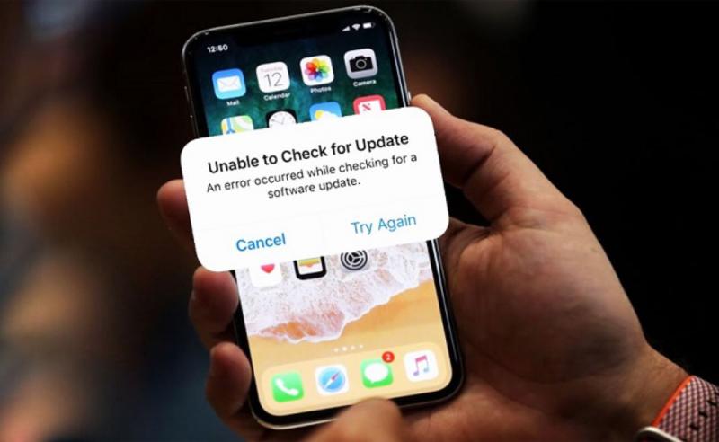 iPhone lock thường hay gặp lỗi cập nhật phần mềm