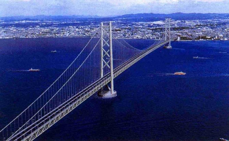 Cầu Akashi Kaikyo - Nhật Bản