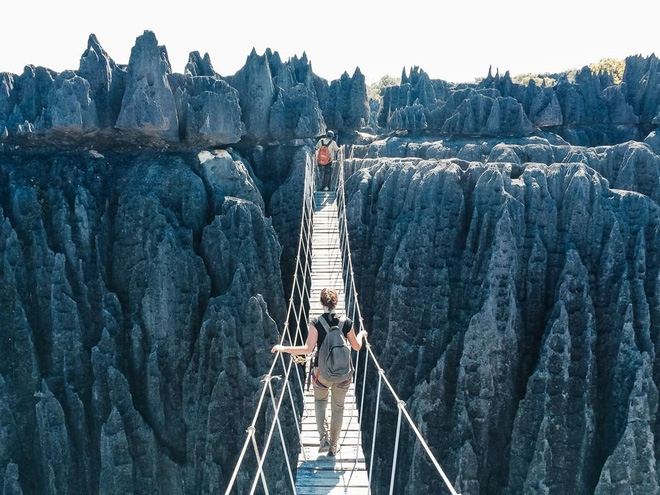 Cầu dây ở Madagascar