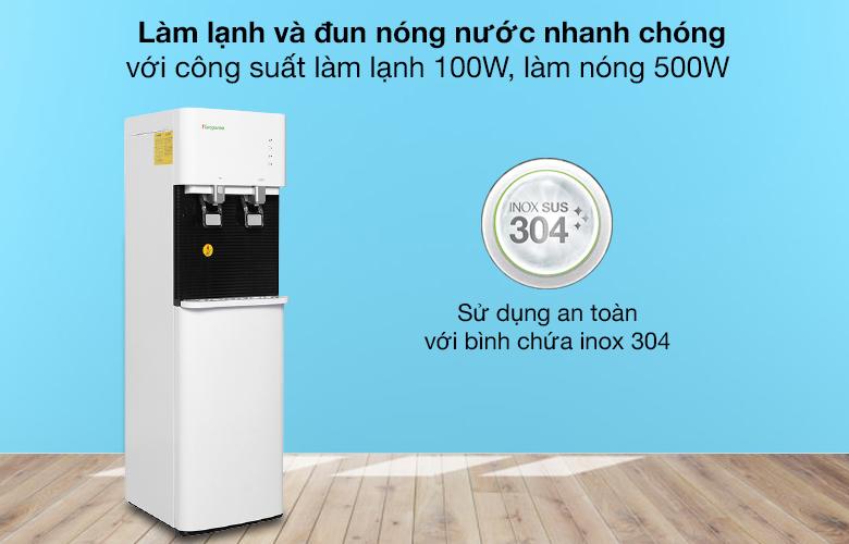 Cây nước nóng lạnh - Máy làm nóng lạnh nước uống Kangaroo KG49A3