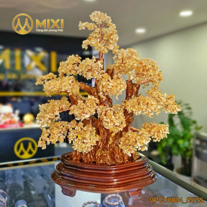 Cây tài lộc thạch anh vàng – Kích hoạt vượng khí, thu hút tài vận