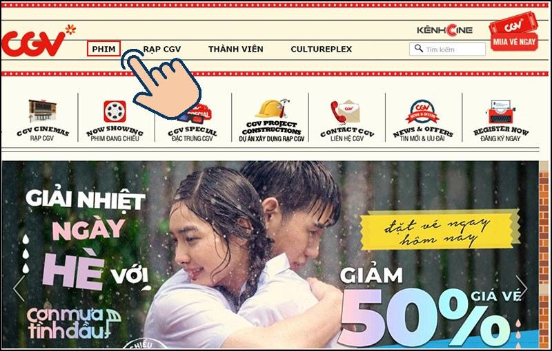 Trang web của CGV