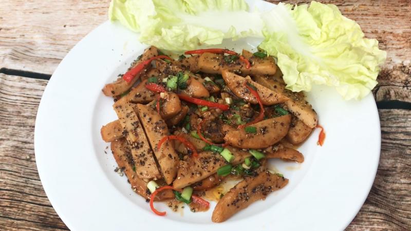 Chả cá kho tiêu