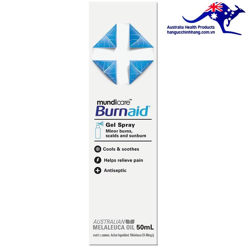 Chai xịt phỏng Burnaid 50ml