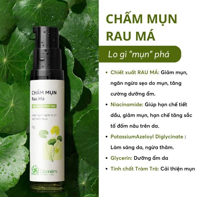 Chấm mụn rau má Cỏ Mềm