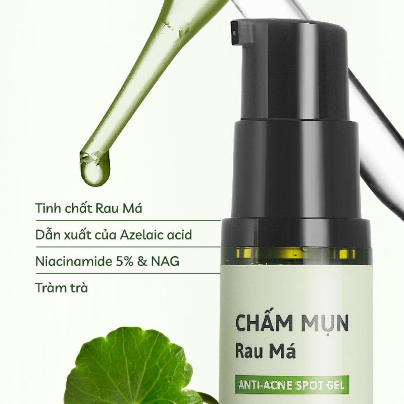 Chấm mụn rau má giảm mụn và mờ thâm Cỏ mềm