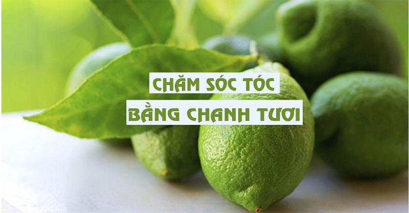 Dưỡng tóc bằng chanh tươi