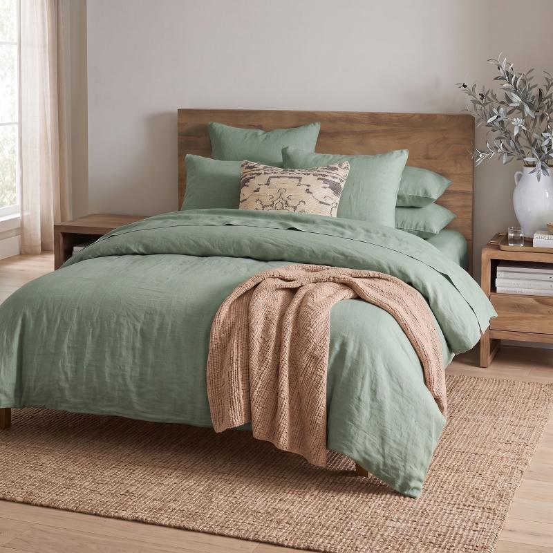 Bộ chăn ga gối Washed Cotton Melinen