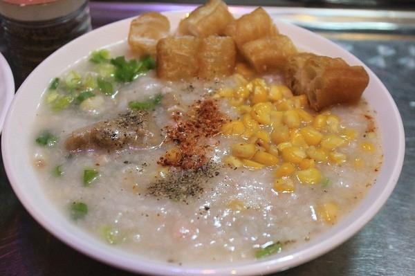 Cháo bắp bò hạt sen