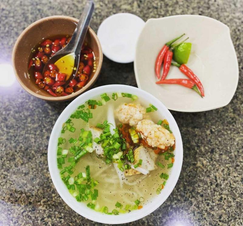 Cháo canh tôm thịt Bắc Hà