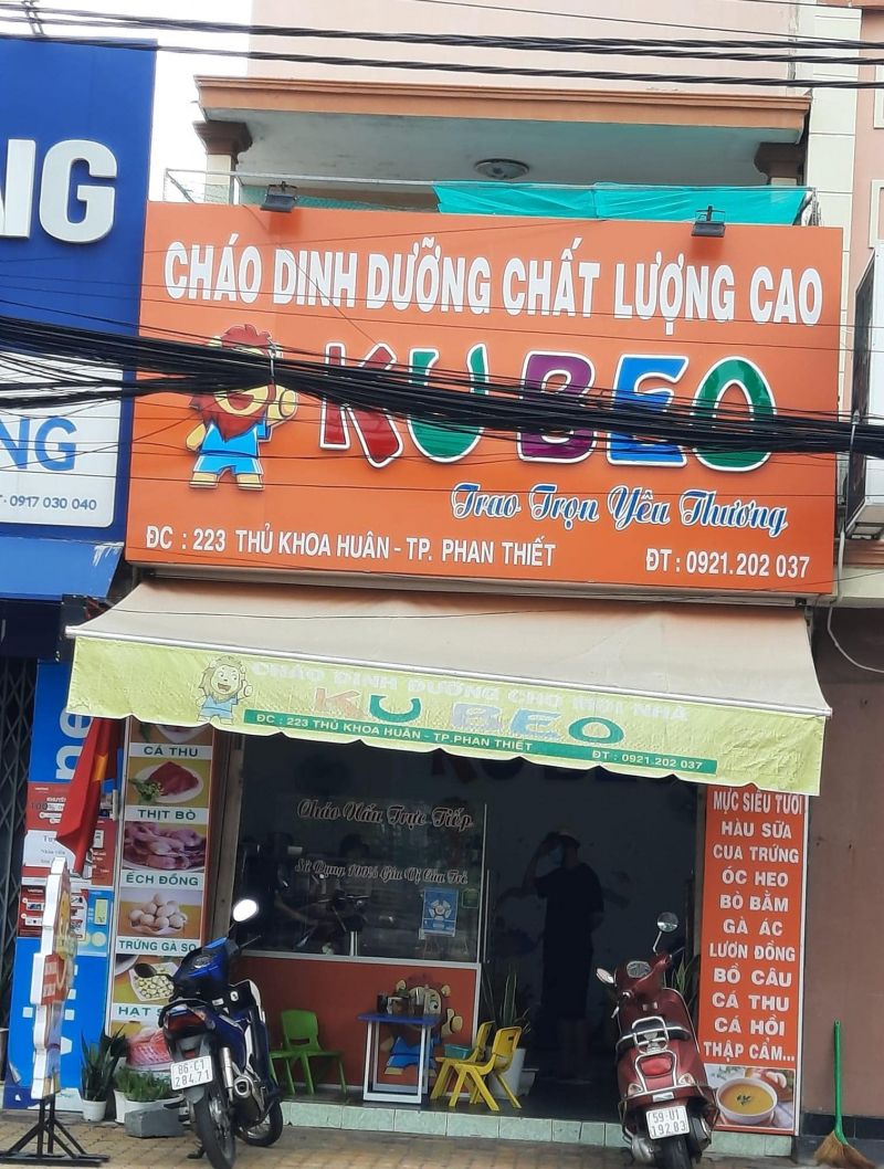 Menu đa dạng của Cháo Dinh Dưỡng Ku Beo