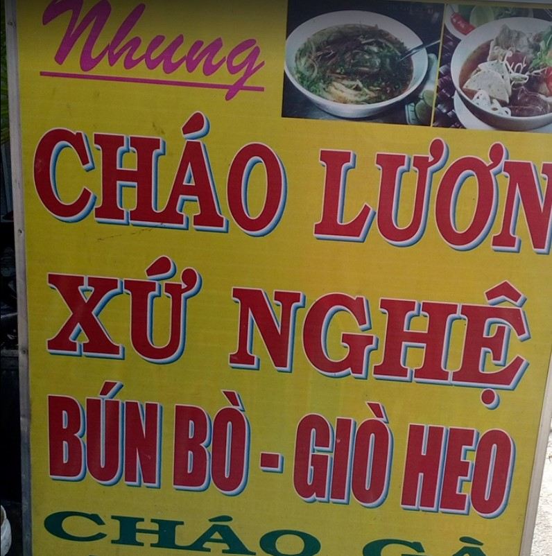 Cháo Lươn Xứ Nghệ, Bún Bò Huế Nhung